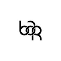 Letters BAR Logo Simple Modern Clean vector