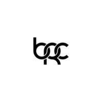 Letters BRC Logo Simple Modern Clean vector