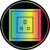 Power Socket Vector Icon Design