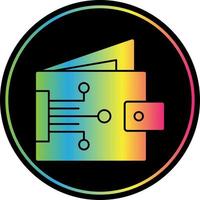 Digital Wallet Vector Icon Design