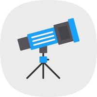 Telescope Vector Icon Design