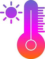 diseño de icono de vector de temperatura