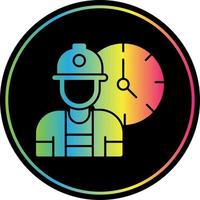 diseño de icono de vector de horas de trabajo