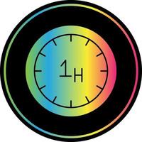 diseño de icono de vector de hora