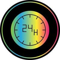 24 Hours Vector Icon Design