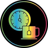 diseño de icono de vector de tiempo de té