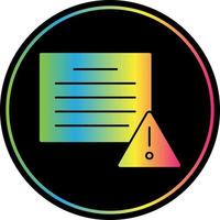 Risk Vector Icon Design