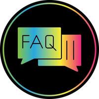 Faq Vector Icon Design