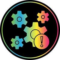Operational Risk Vector Icon Design