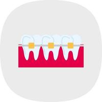 Braces Vector Icon Design