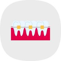 Braces Vector Icon Design