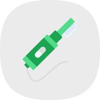 Electric Toothbrush Vector Icon Design