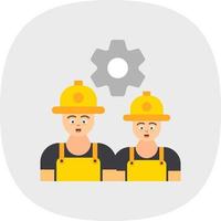 diseño de icono de vector de trabajadores