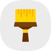 Paint Brush Vector Icon Design