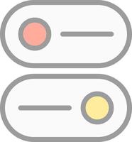 Toggle Vector Icon Design