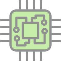 Processor Vector Icon Design