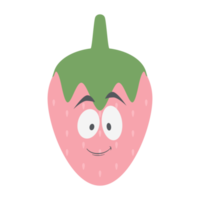 strawberry head emoticon face expression collection png