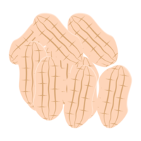 ensemble de collection de collations d'aliments sains aux arachides et aux noix png