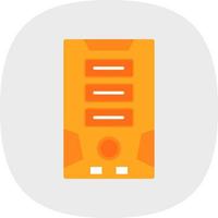 Tower Computer Vector Icon Design