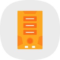 Tower Computer Vector Icon Design