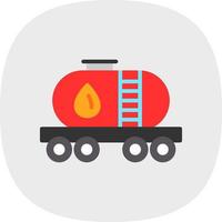 Fuel Tank Vector Icon Design