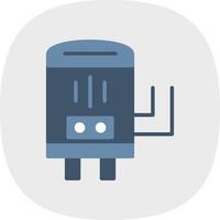 Water Boiler Vector Icon Design