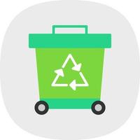 diseño de icono de vector de reciclaje