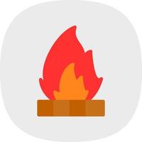 Bonfire Vector Icon Design