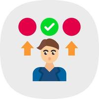 Decision Making Vector Icon Design