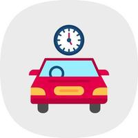 Travelling Time Vector Icon Design