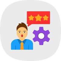 Review Vector Icon Design