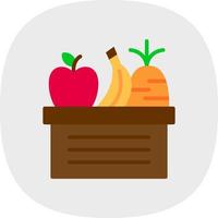 Healthy Food Vector Icon Design