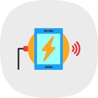 Wireless CHarger Vector Icon Design