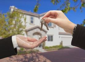 Handing Over The Keys and New House photo