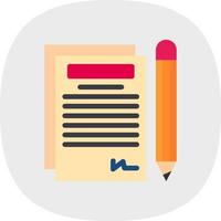 Contract Vector Icon Design