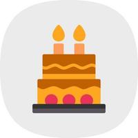 Cake Vector Icon Design