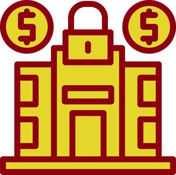 diseño de icono de vector de activo fijo