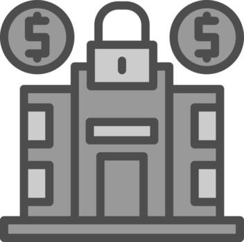 Fixed Asset Vector Icon Design