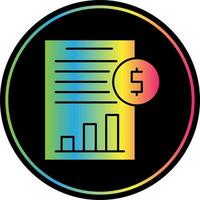 Cash Flow Statement Vector Icon Design