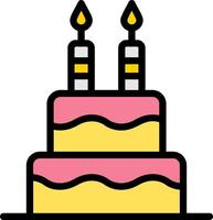 Cake Vector Icon Design