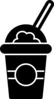 Milkshake Vector Icon Design