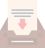 Project Inbox Vector Icon Design