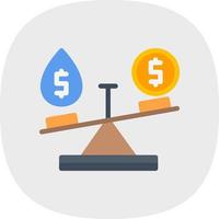 Liquidity Vector Icon Design