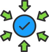 Positive Implications Vector Icon Design