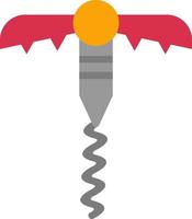 Corkscrew Vector Icon Design