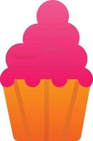 diseño de icono de vector de cupcake