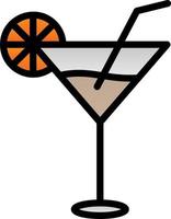 Coktail Vector Icon Design