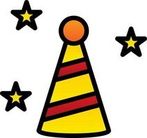 Party Hat Vector Icon Design