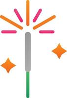 Sparkler Vector Icon Design