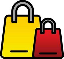 Shopping Bags Vector Icon Design